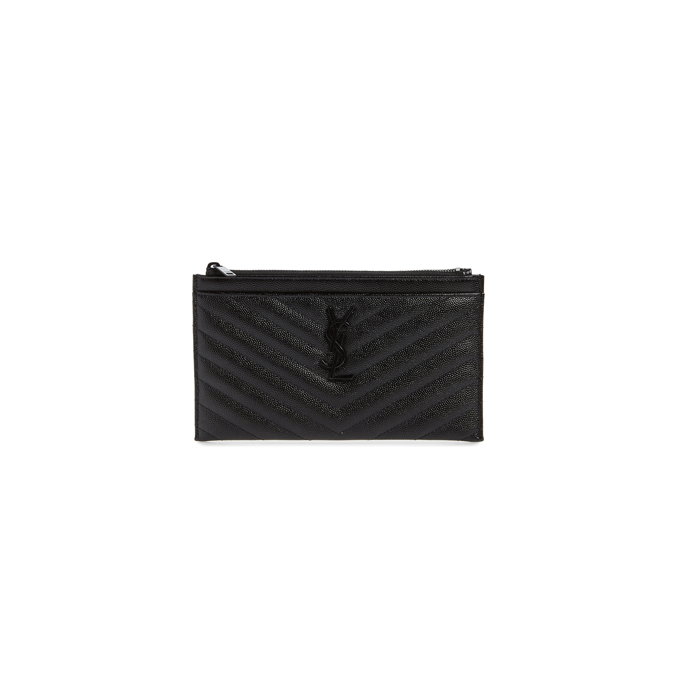 Y51 monogramme quilted calfskin zip pouch 423297 (23*13*1cm)